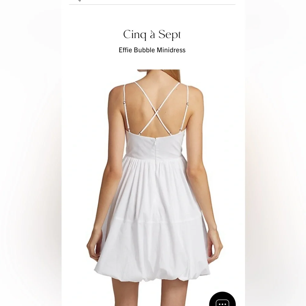 Cinq a sept Effie Bubble Mini Dress.  Size 10 - Picture 2 of 11